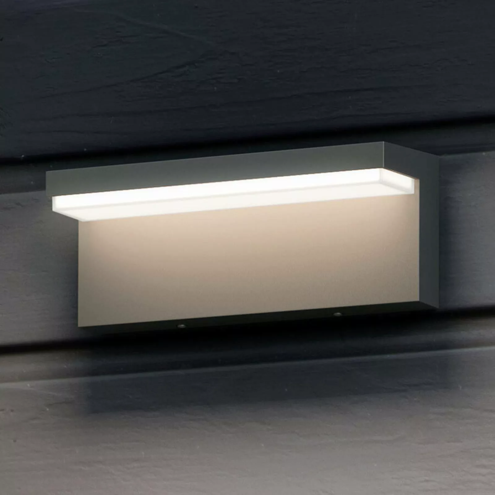 Philips Bustan kantige LED-Außenwandleuchte günstig online kaufen