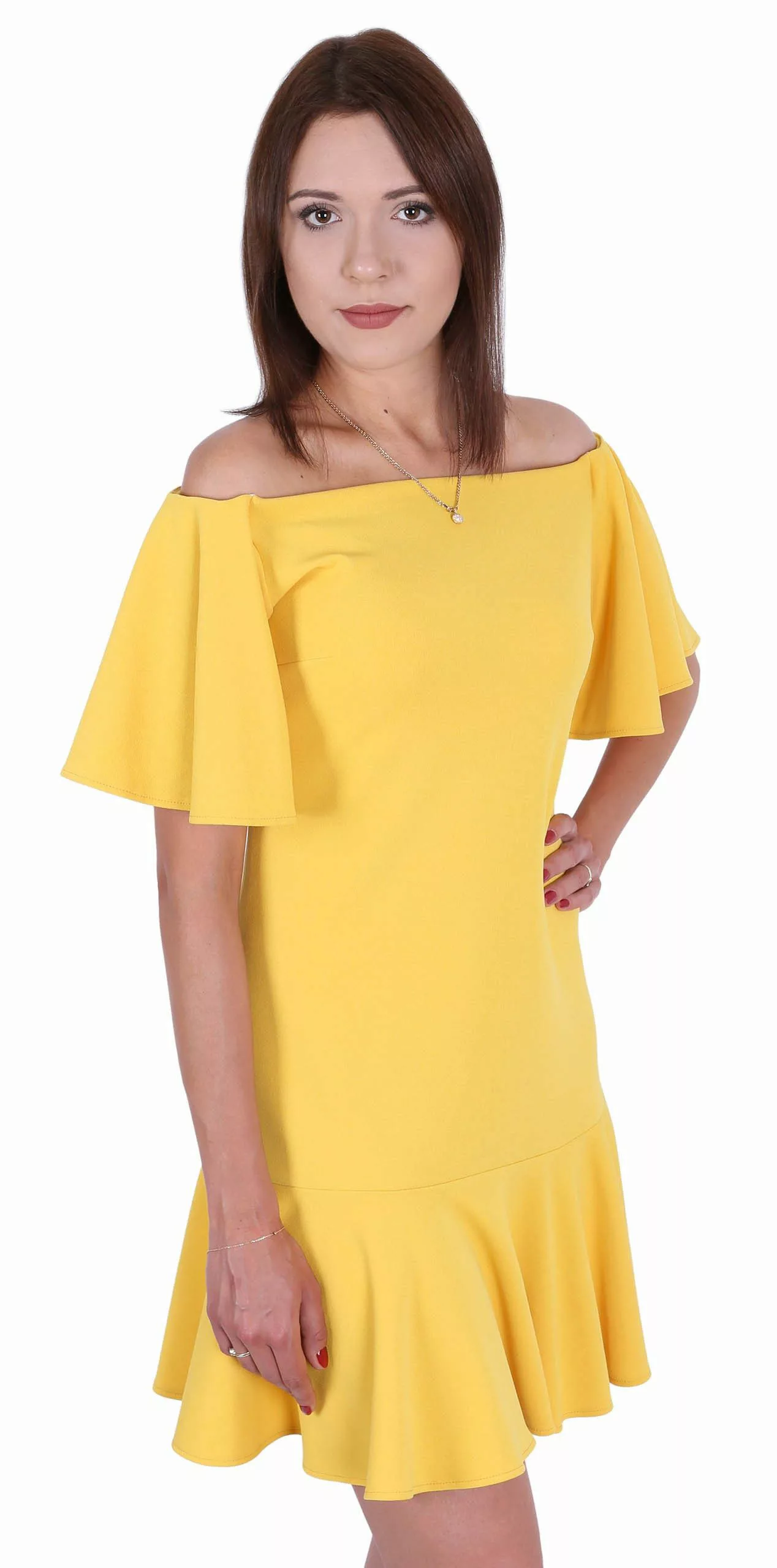 Sarcia.eu Minikleid John Zack Kanariengelbes Kleid günstig online kaufen
