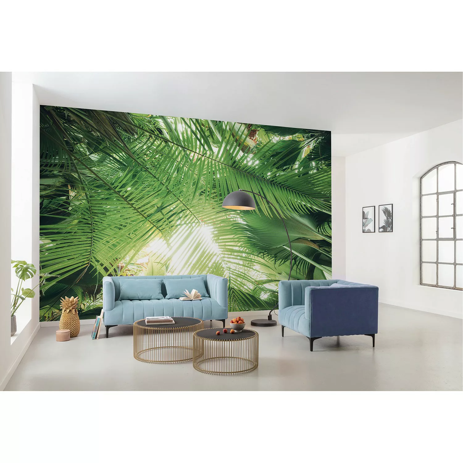 KOMAR Vlies Fototapete - Dschungeldach - Größe 450 x 280 cm mehrfarbig günstig online kaufen