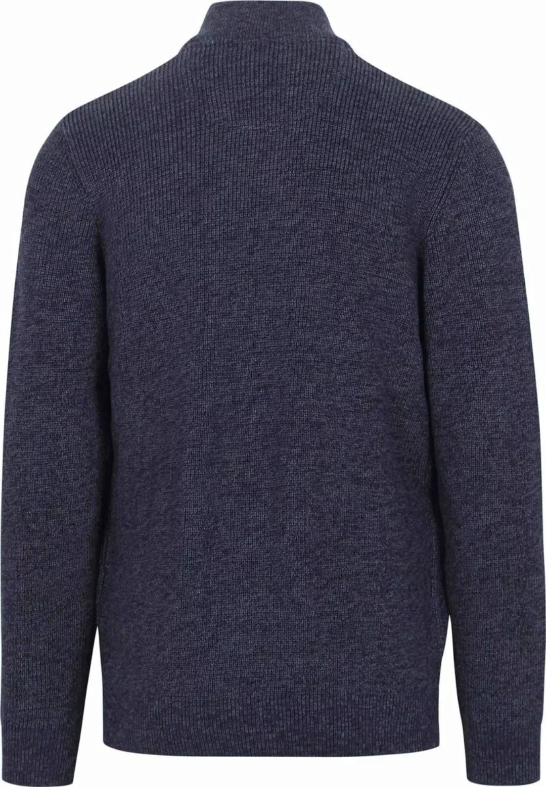 Casa Moda Half Zip Sweater Blauw - Größe 3XL günstig online kaufen