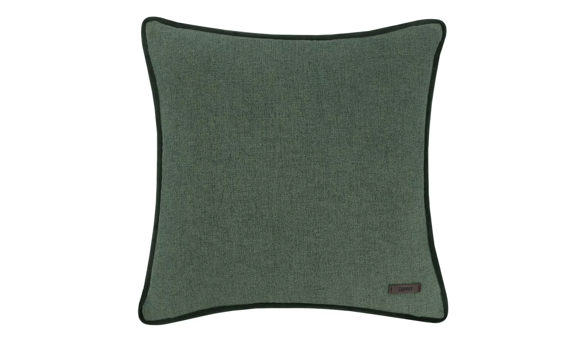 Esprit Kissen  E-Harp ¦ grün ¦ 100% Polyester ¦ Maße (cm): B: 38 H: 38 Deko günstig online kaufen