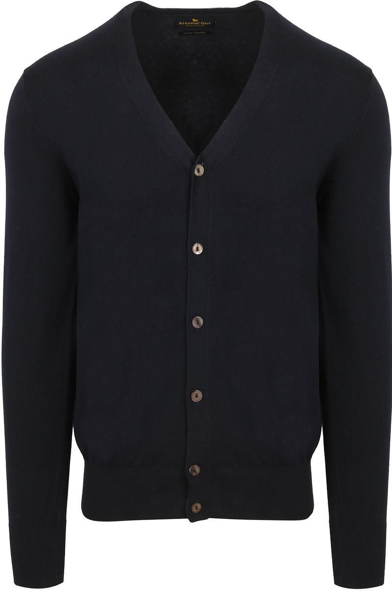 Steppin' Out Strickjacke Cashmere Navy - Größe L günstig online kaufen