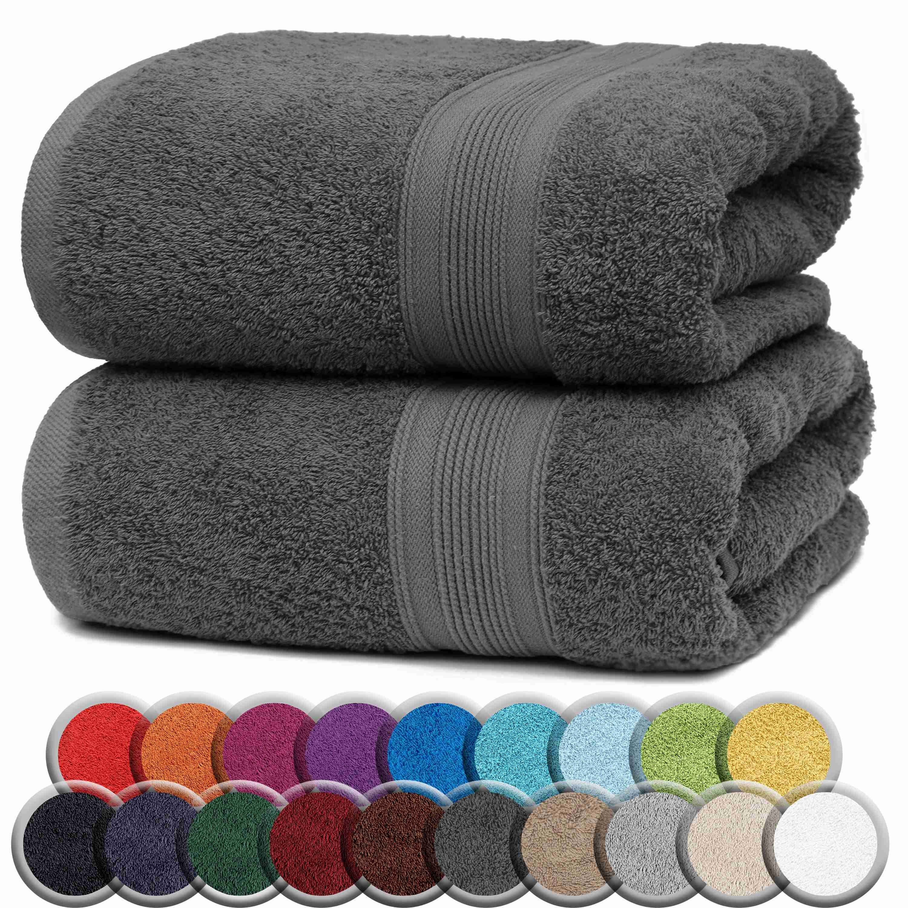 NatureMark Badetuch 2er-Set Frottier Badetücher 100x150cm, günstig online kaufen