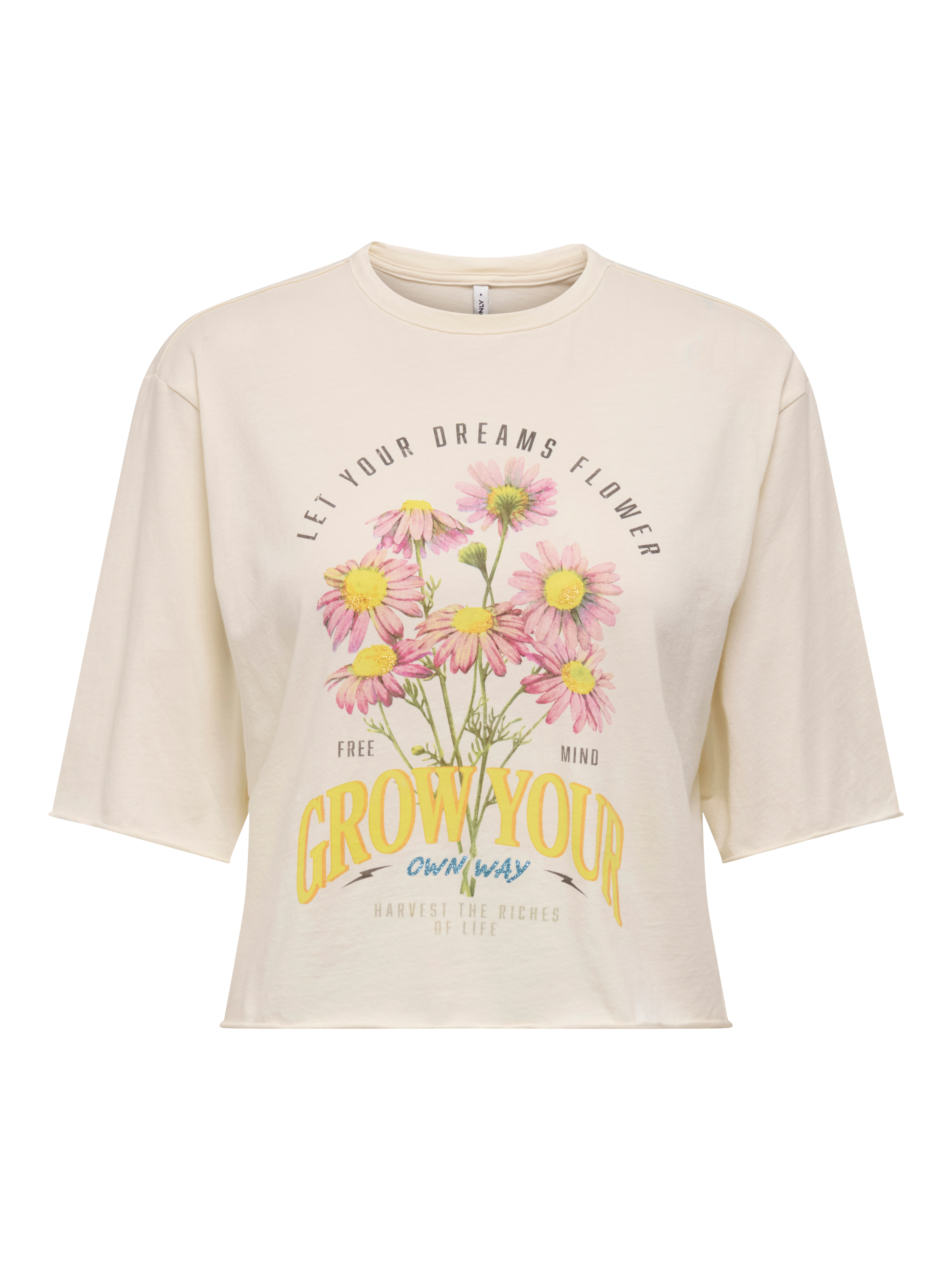 ONLY Kurzarmshirt "ONLLUCY LIFE S/S FLOWERS TOP BOX JRS" günstig online kaufen
