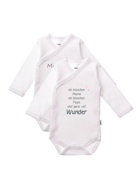 Liliput Wickelbody Mummy + Daddy (2-tlg) mit niedlichen Frontprints günstig online kaufen