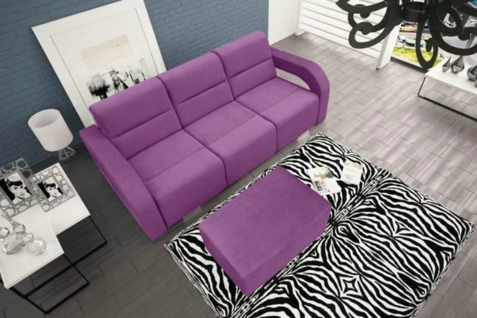 JVmoebel Sofa, Mit Bettfunktion günstig online kaufen