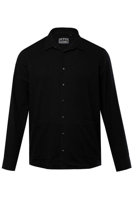 STHUGE Businesshemd STHUGE Overshirt Flanell Langarm oversized günstig online kaufen