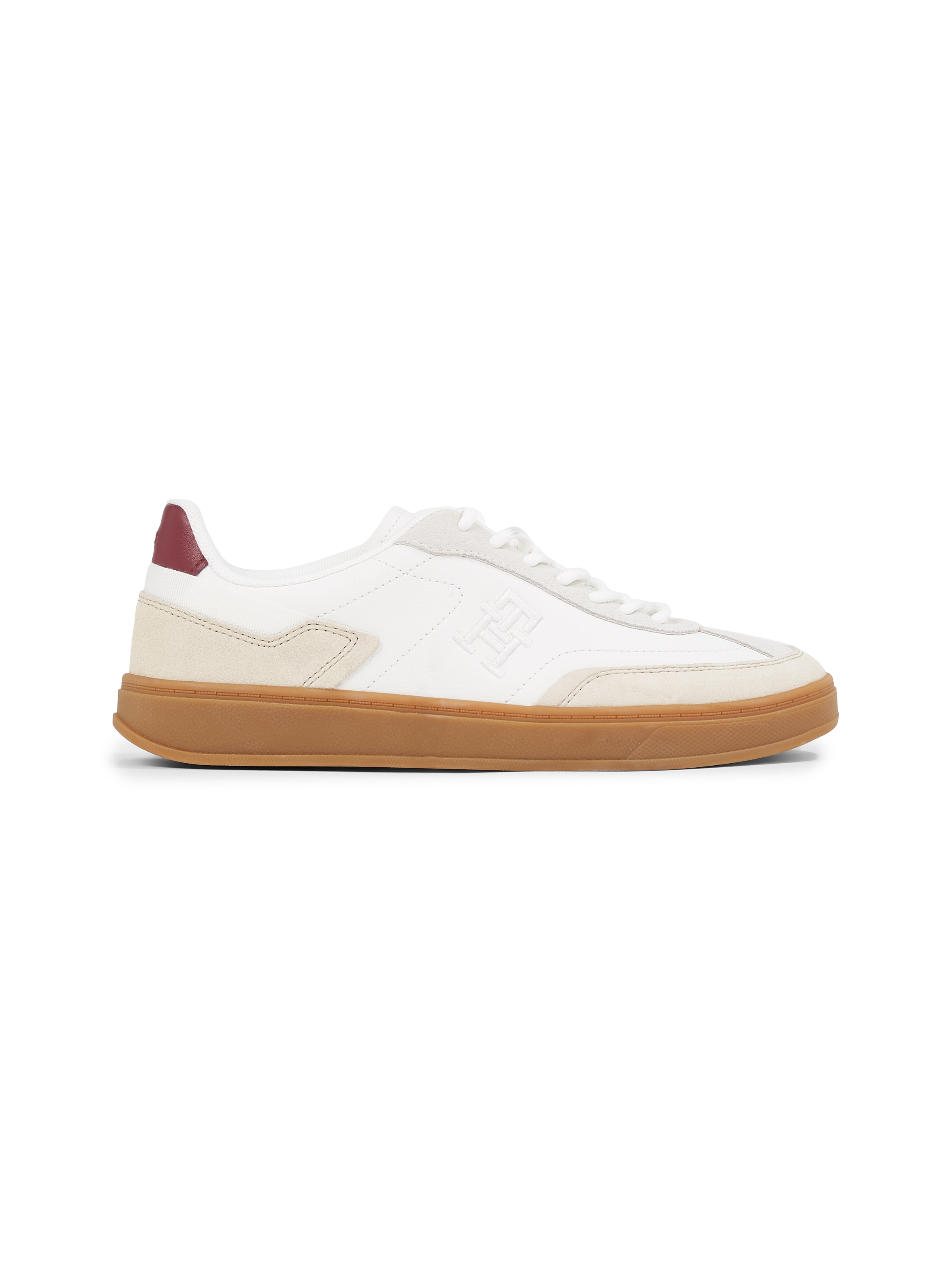 Tommy Hilfiger Plateausneaker "TH HERITAGE COURT SNEAKER LTHR", Plateau, Sc günstig online kaufen