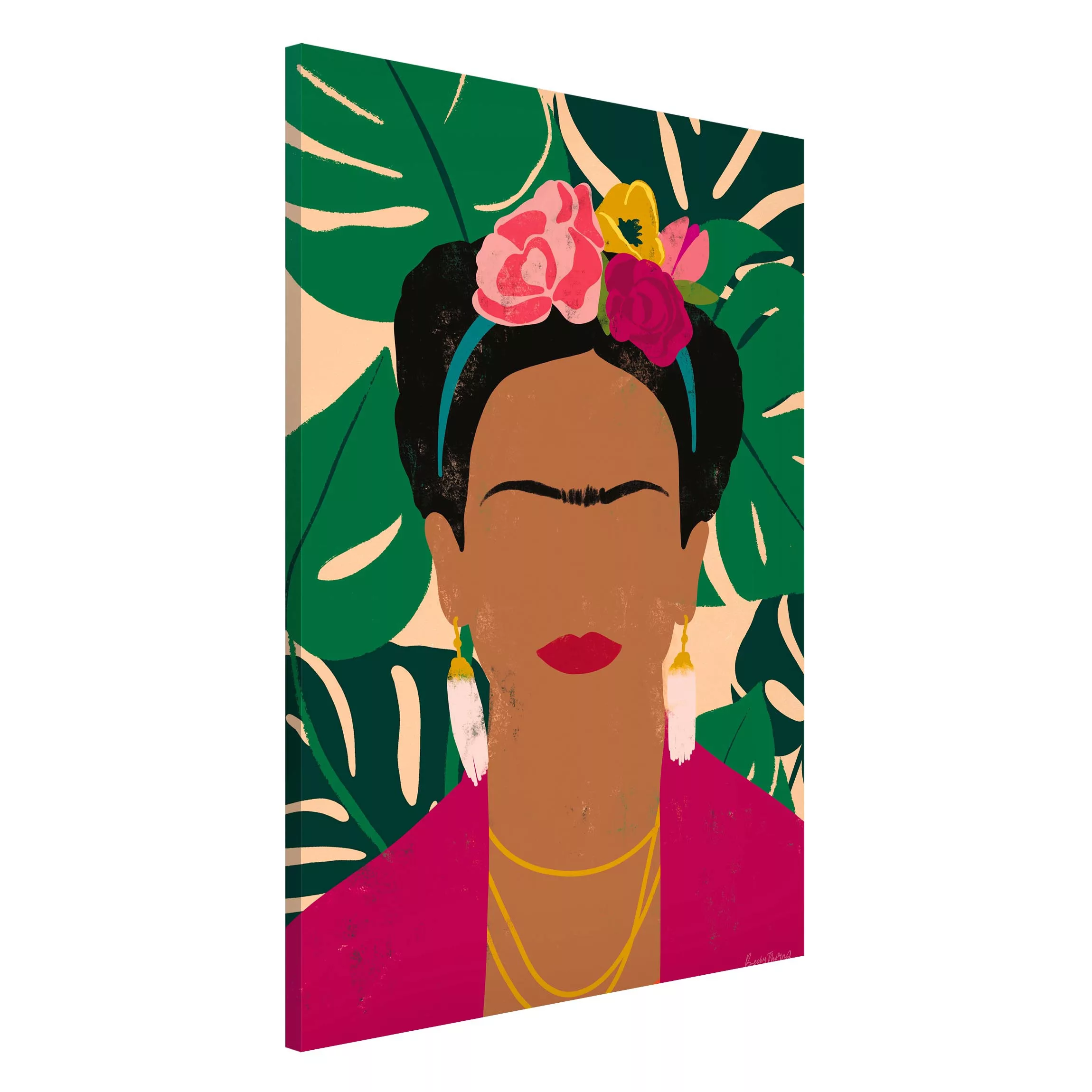 Magnettafel Frida Tropical Collage günstig online kaufen
