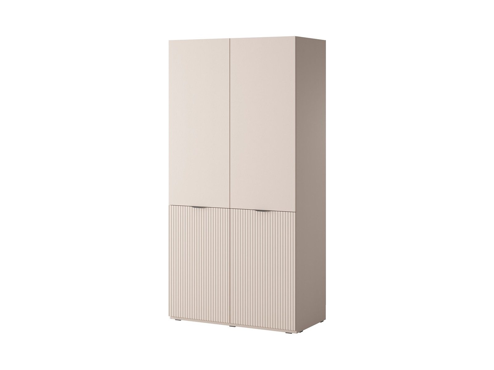 Compleo Kleiderschrank mit Fronten gefräst und günstig online kaufen