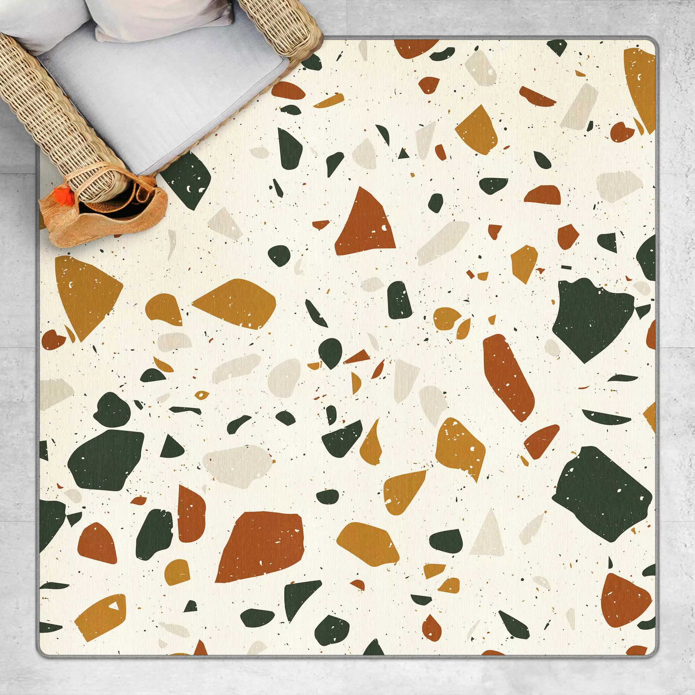 Teppich Detailliertes Terrazzo Muster Livorno günstig online kaufen