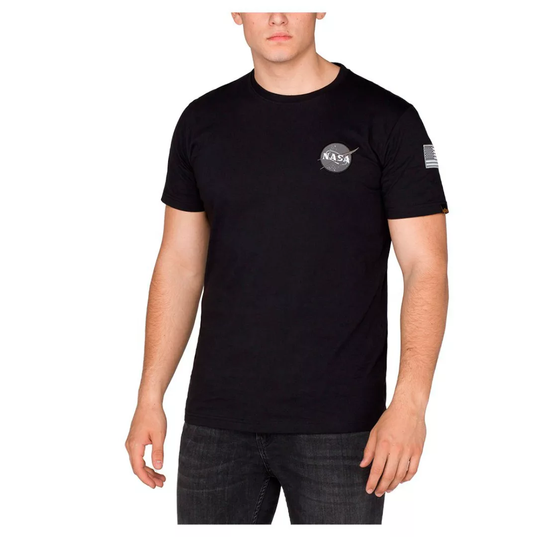 Alpha Industries Space Shuttle Kurzärmeliges T-shirt L Black günstig online kaufen