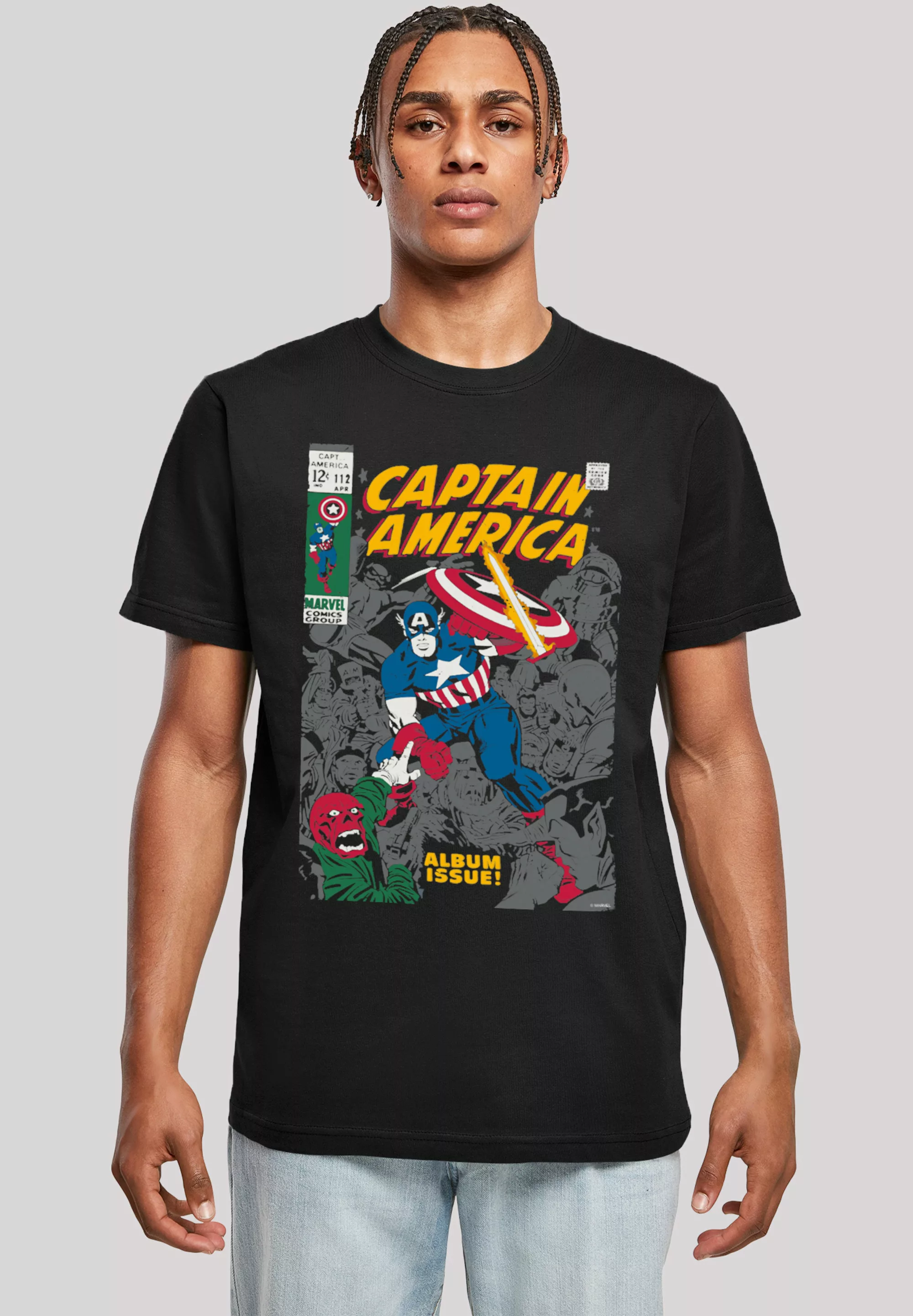 F4NT4STIC T-Shirt "Marvel Captain America Album Issue Cover", Herren,Premiu günstig online kaufen