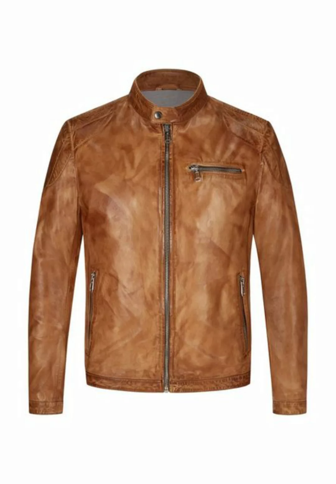 Milestone Bikerjacke MSEmilio mit zwei Innentaschen und Futterprint günstig online kaufen