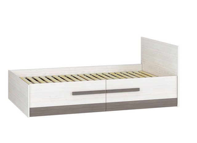 Feldmann-Wohnen Bett Blanco (Liegefläche 120 x 200cm, 2 Schuladen, 1-tlg., günstig online kaufen