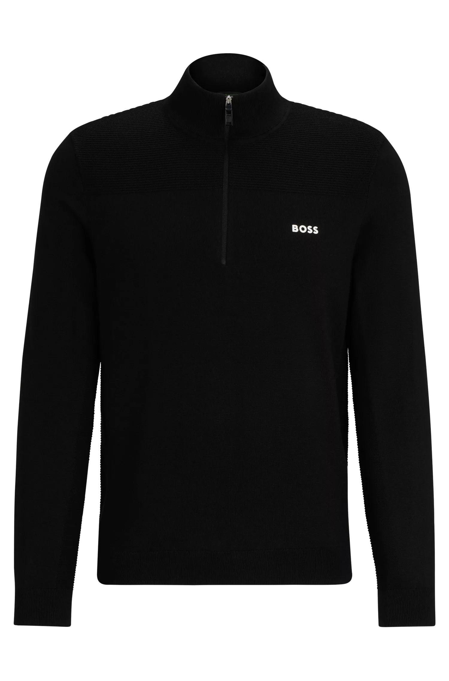 BOSS GREEN Strickpullover Momentum-X_QZ mit Reißverschluss günstig online kaufen