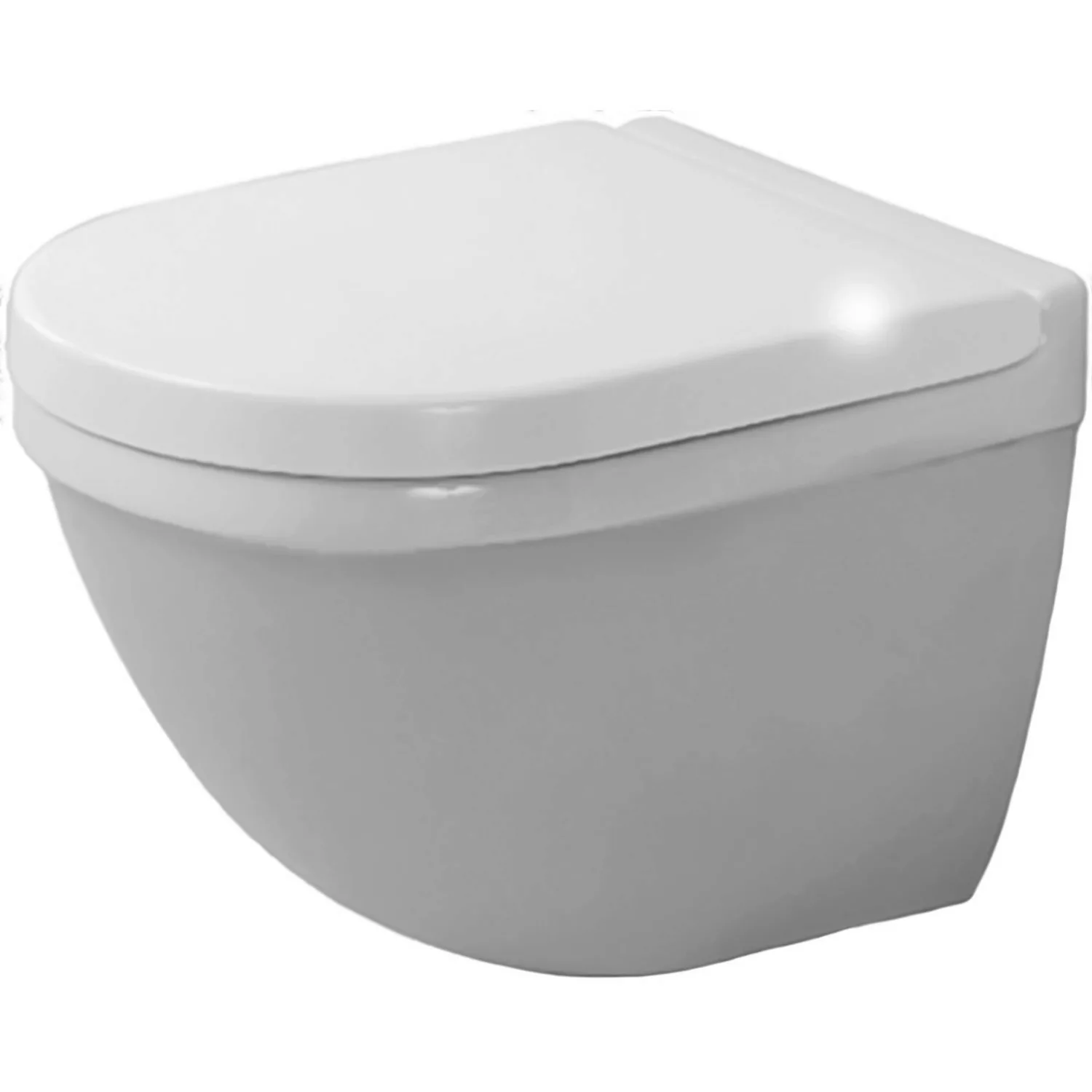 Duravit Wand-WC Starck 3 Compact 48,5 cm Weiß WonderGliss Tiefspüler Durafi günstig online kaufen