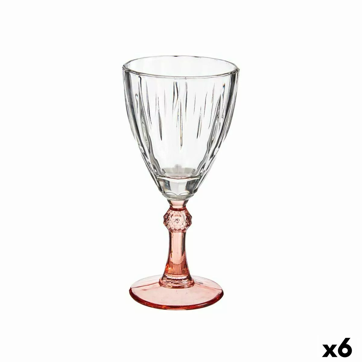 Weinglas Exotic Kristall Lachsfarben 6 Stück (275 Ml) günstig online kaufen
