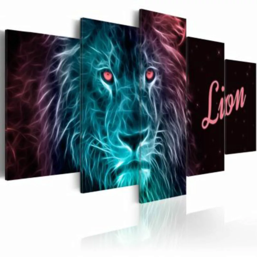 artgeist Wandbild Neon king mehrfarbig Gr. 200 x 100 günstig online kaufen