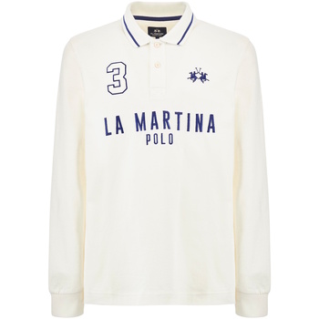 La Martina  T-Shirts & Poloshirts Poloshirt Langarmshirt mit Polokragen günstig online kaufen