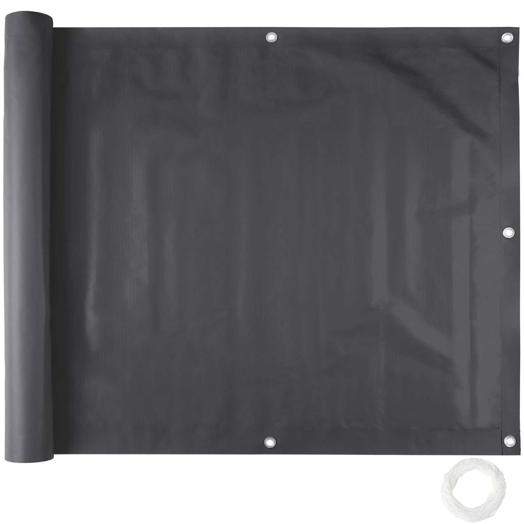 Balkon Sichtschutz, Version 1 - schwarz, 75 cm günstig online kaufen