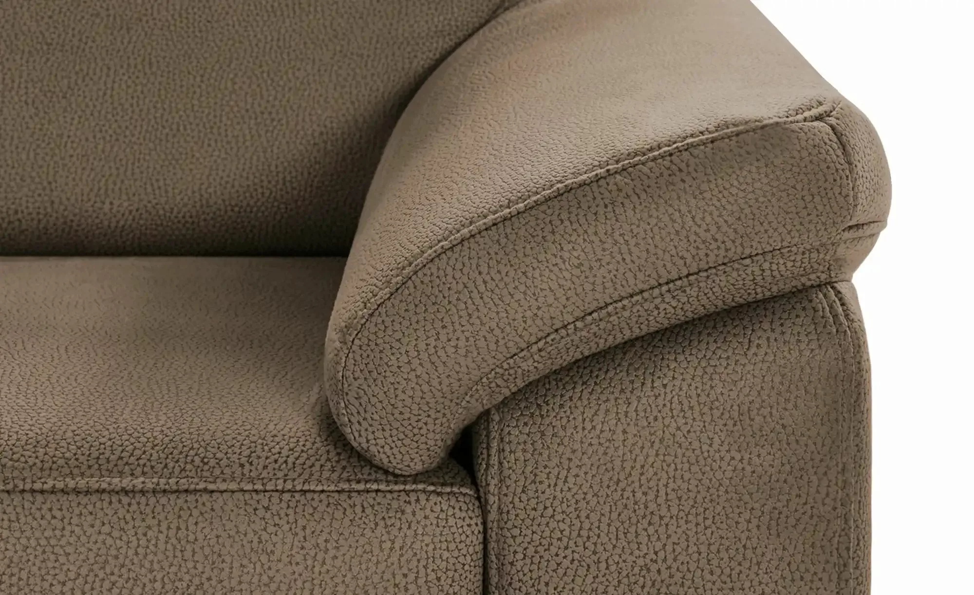 meinSofa Wohnlandschaft Mikrofaser Rita ¦ braun ¦ Maße (cm): B: 330 H: 91 T günstig online kaufen