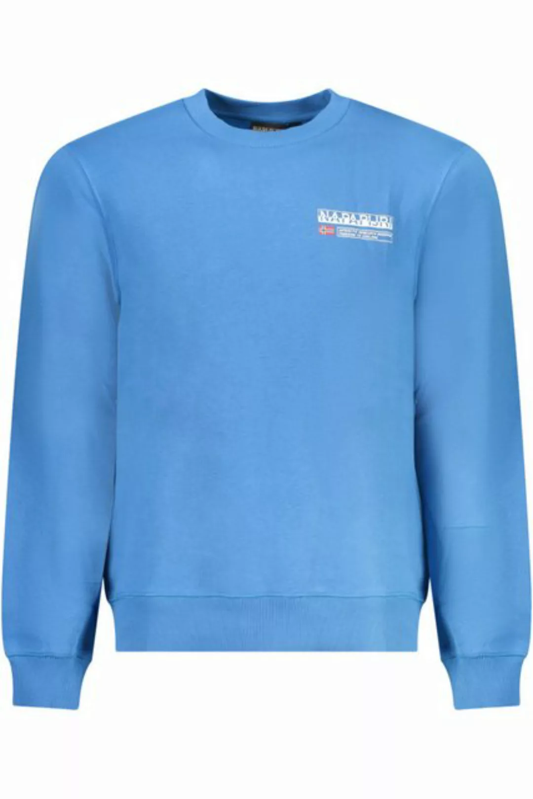 Napapijri Sweatshirt Blaues Herren-Sweatshirt - Langarm, Regular Fit günstig online kaufen