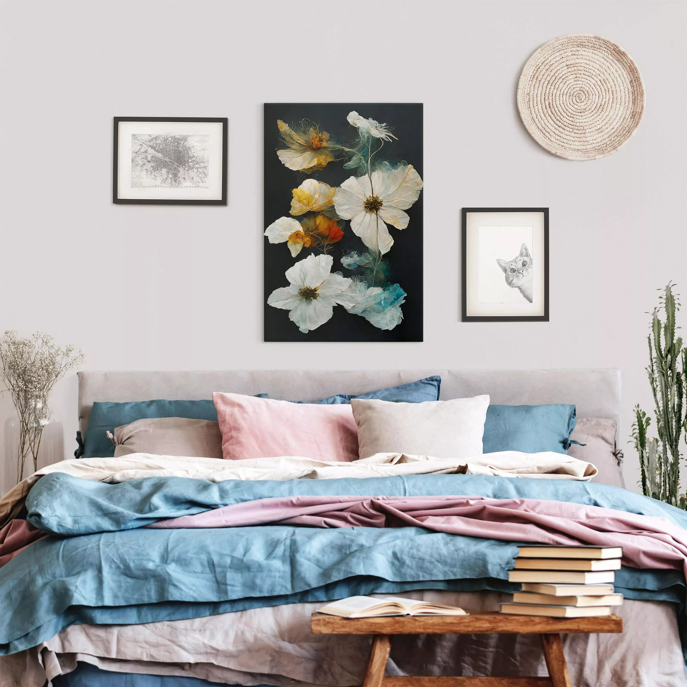 Leinwandbild Magische Blüten günstig online kaufen