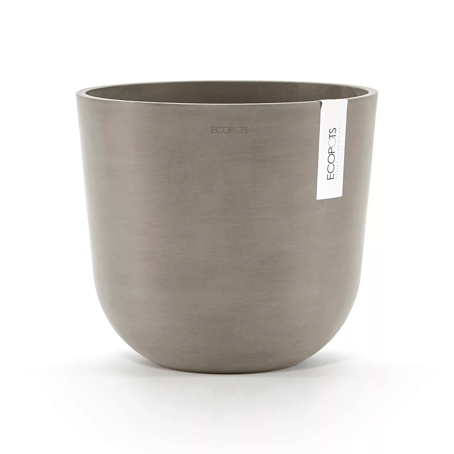 ECOPOTS Blumentopf "Oslo 25 + Wassersystem Taupe" günstig online kaufen