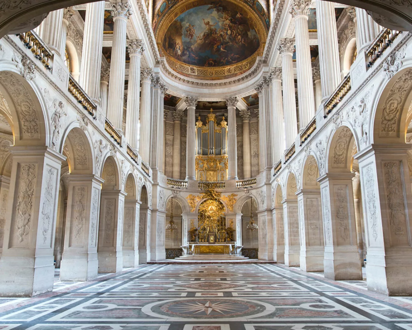 Fototapete "VersaillesTor" 4,00x2,50 m / Glattvlies Perlmutt günstig online kaufen