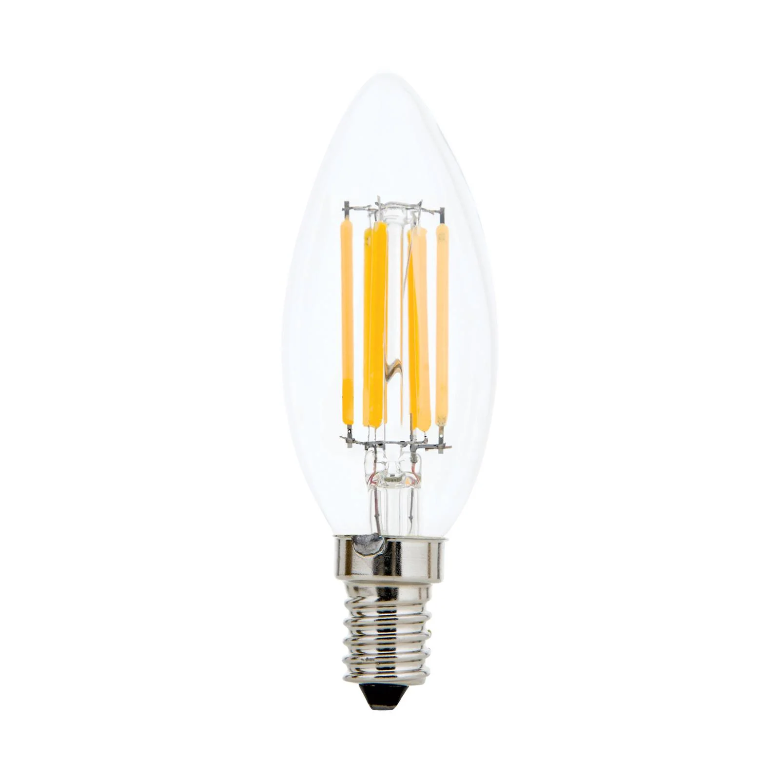 LED-Kerzenlampe E14 5W Filament klar 827 dimmbar günstig online kaufen