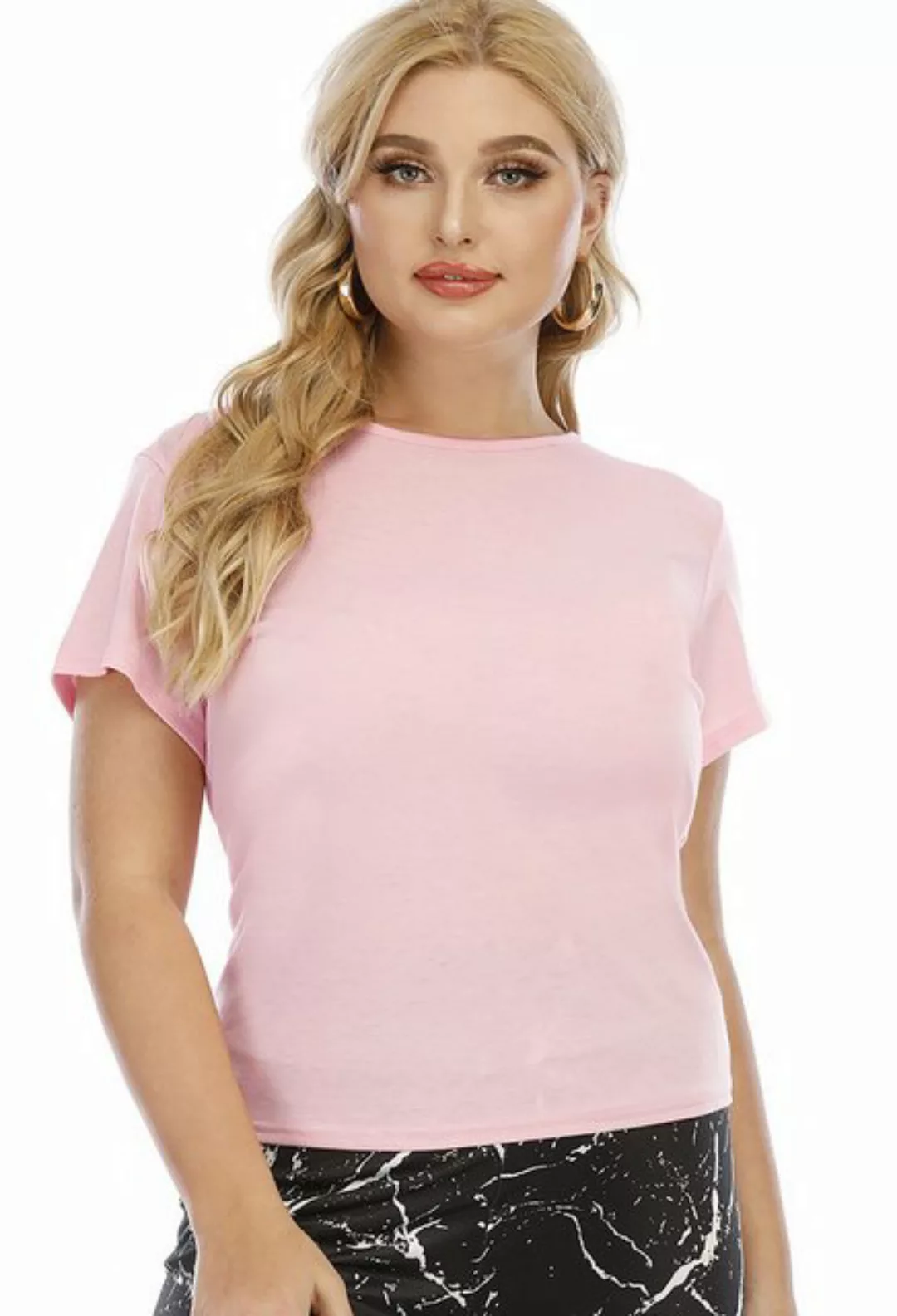 SEGUEN T-Shirt Rückenfreies Casual T-Shirt mit kurzen Ärmeln (Rückenfreies günstig online kaufen