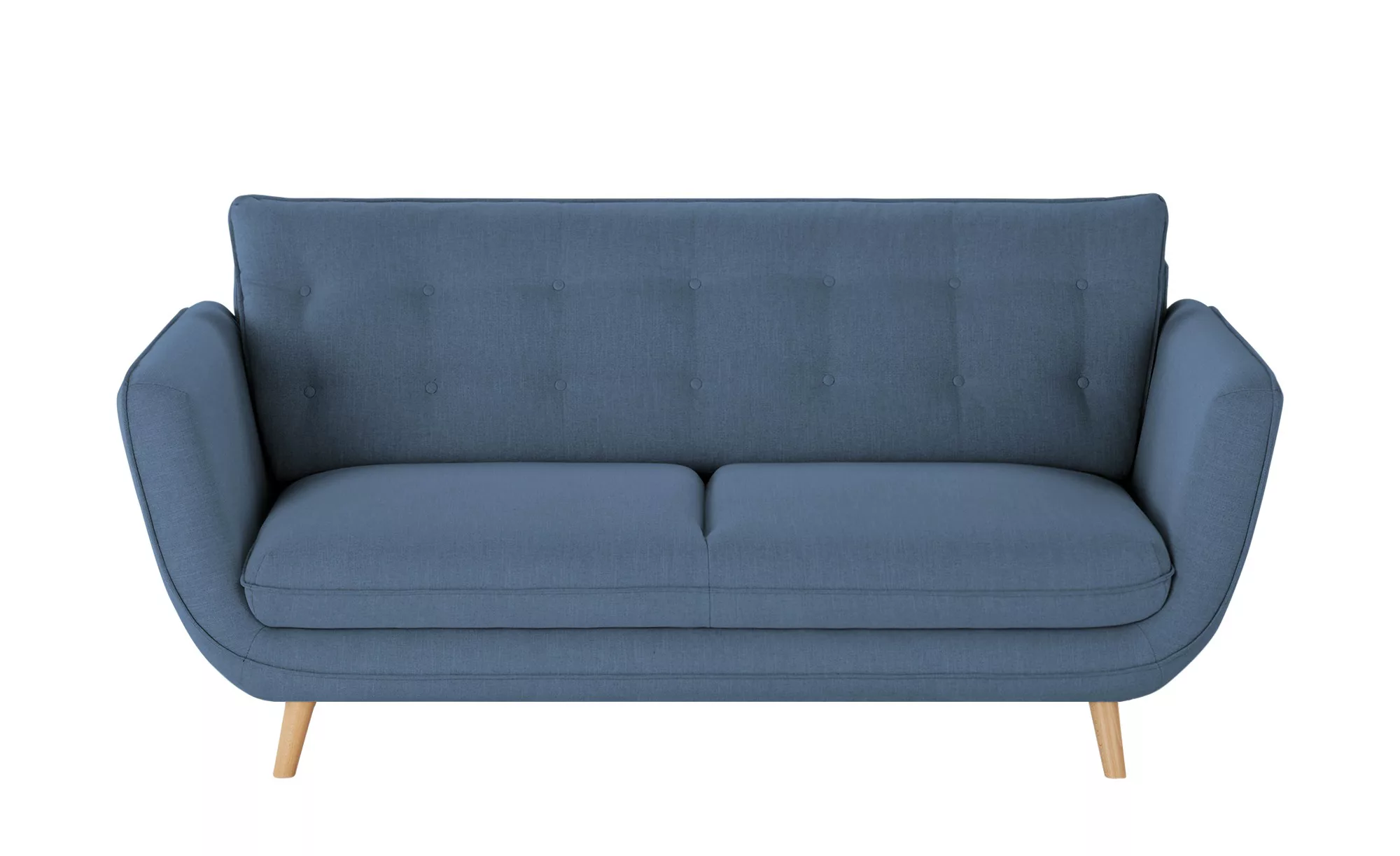 finya Sofa  Stockholm - blau - 200 cm - 94 cm - 98 cm - Polstermöbel > Sofa günstig online kaufen