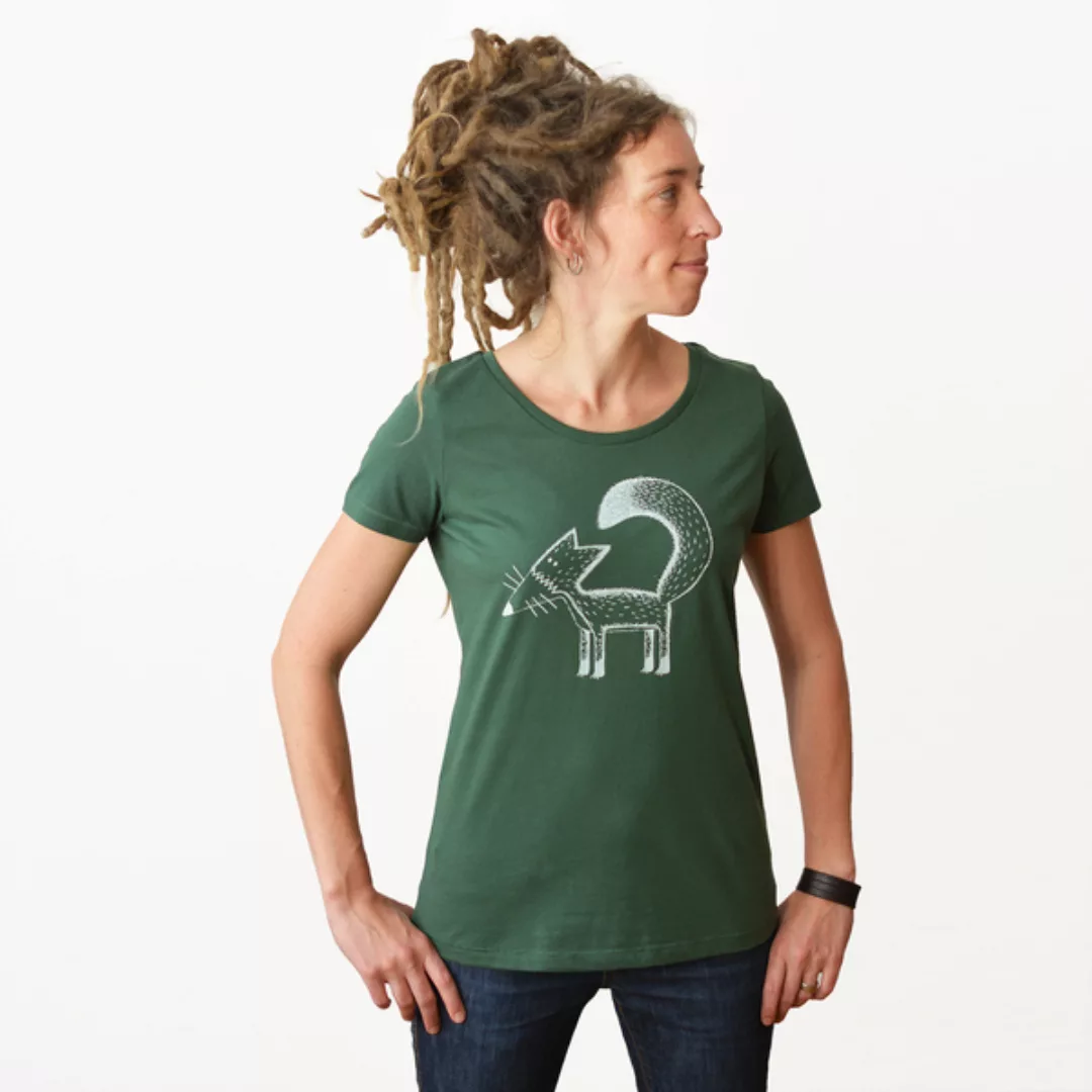 Franzi Fuchs T-shirt Damen Grün günstig online kaufen