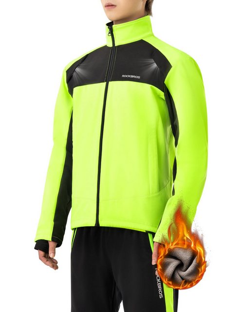 ROCKBROS Fahrradjacke Winter Thermo Fleece Fahrradbekleidung (1-St., für Ou günstig online kaufen