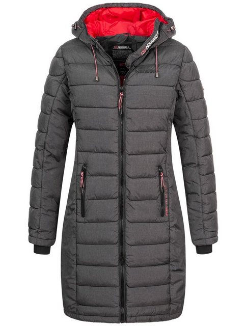 Geographical Norway Steppjacke Damen Winter Jacke Stepp Mantel Lange Steppj günstig online kaufen