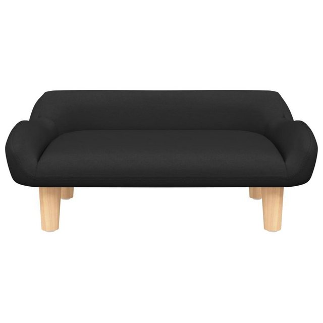 vidaXL Kindersofa Kindersofa Schwarz 70x40x24 cm Stoff Kindercouch Kindermö günstig online kaufen