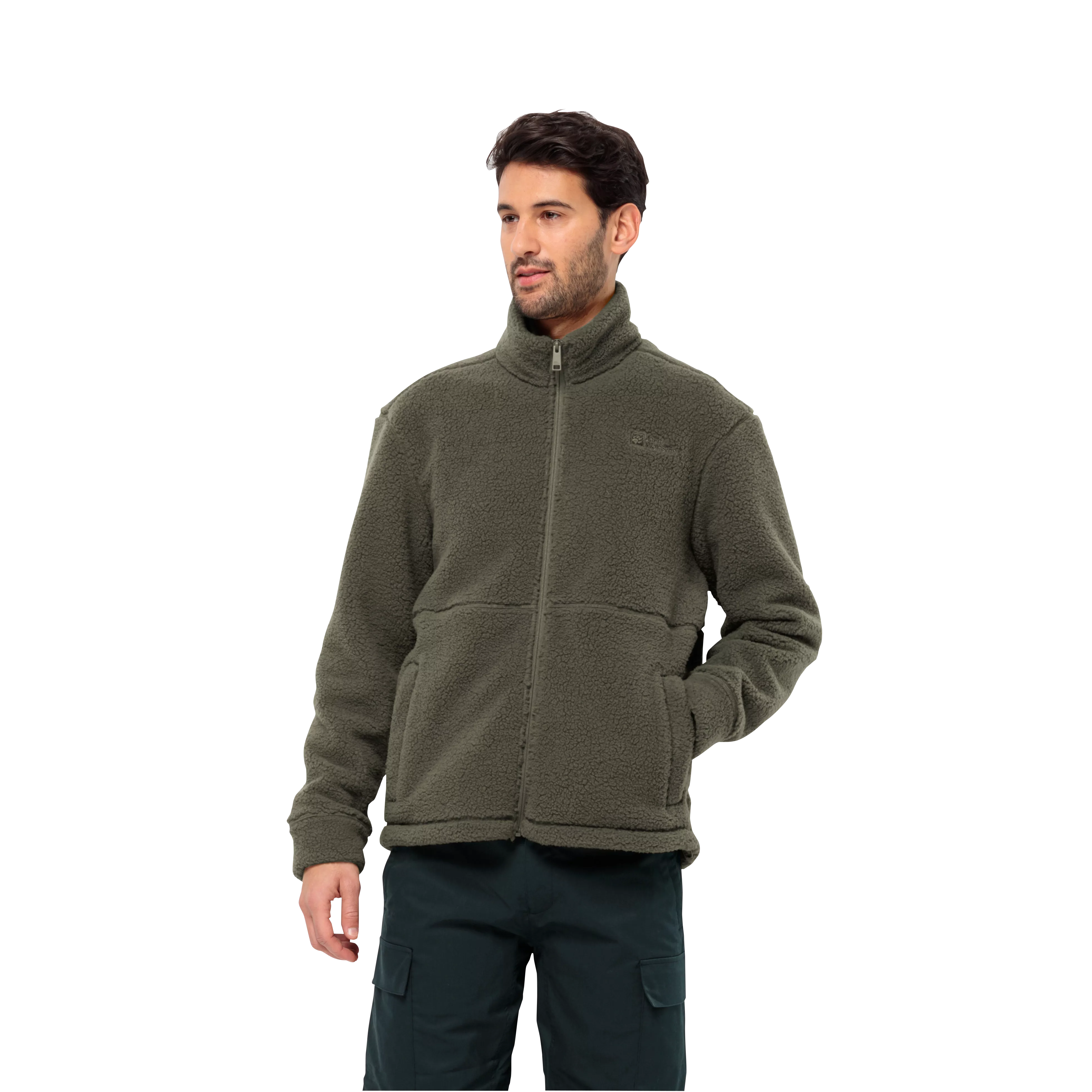 Jack Wolfskin Fleecejacke "FELSLICHT JKT M", Leichte, warme Sherpa Fleeceja günstig online kaufen