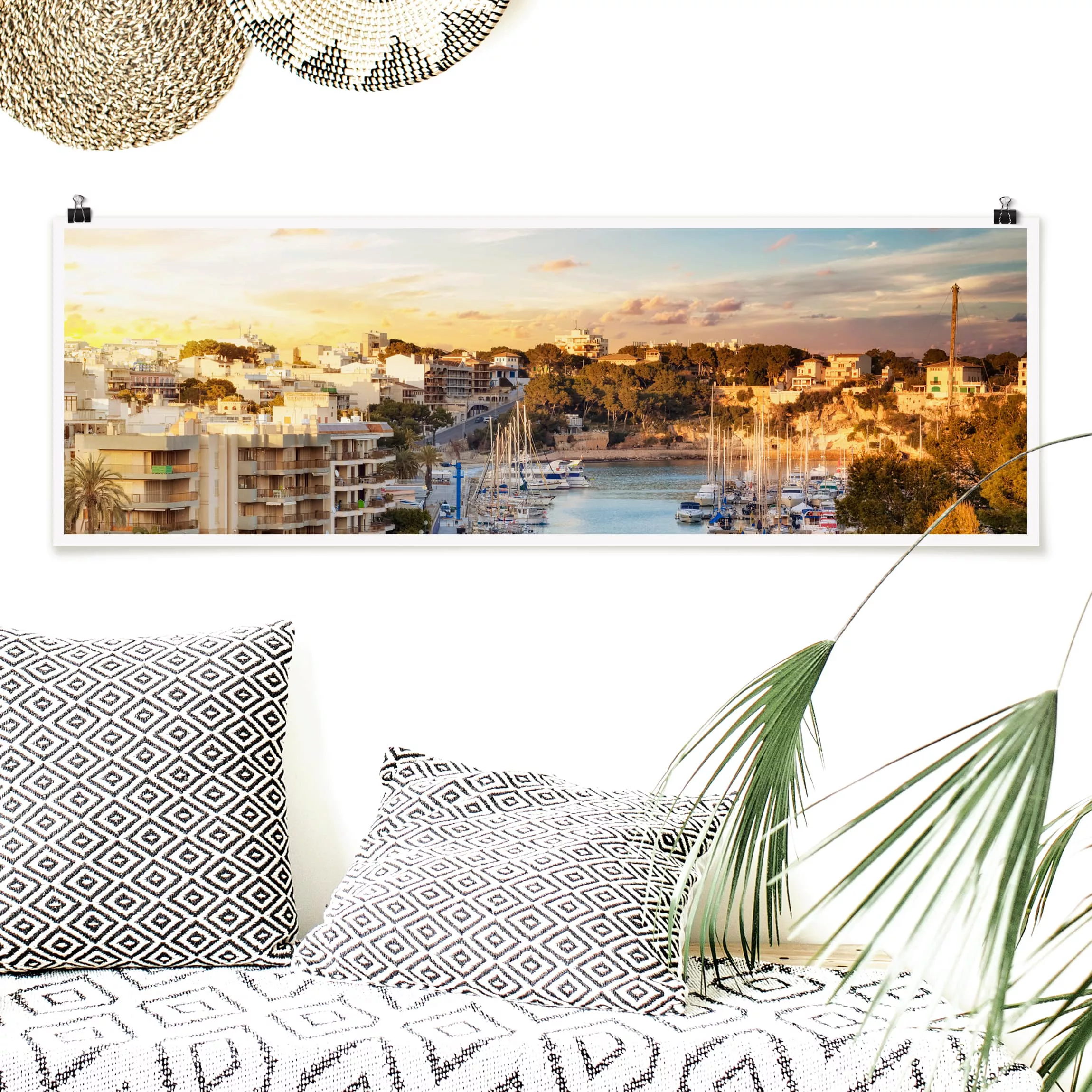 Panorama Poster Architektur & Skyline Sunny Porto Cristo günstig online kaufen