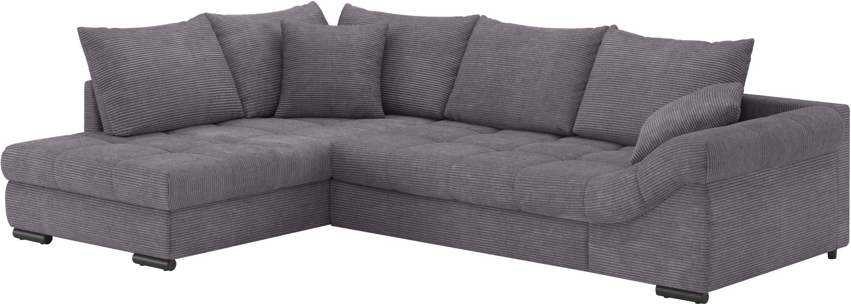 Mr. Couch Ecksofa "Allegro, L-Form", mit Hochschläfer-Bettauszug, wahlweise günstig online kaufen
