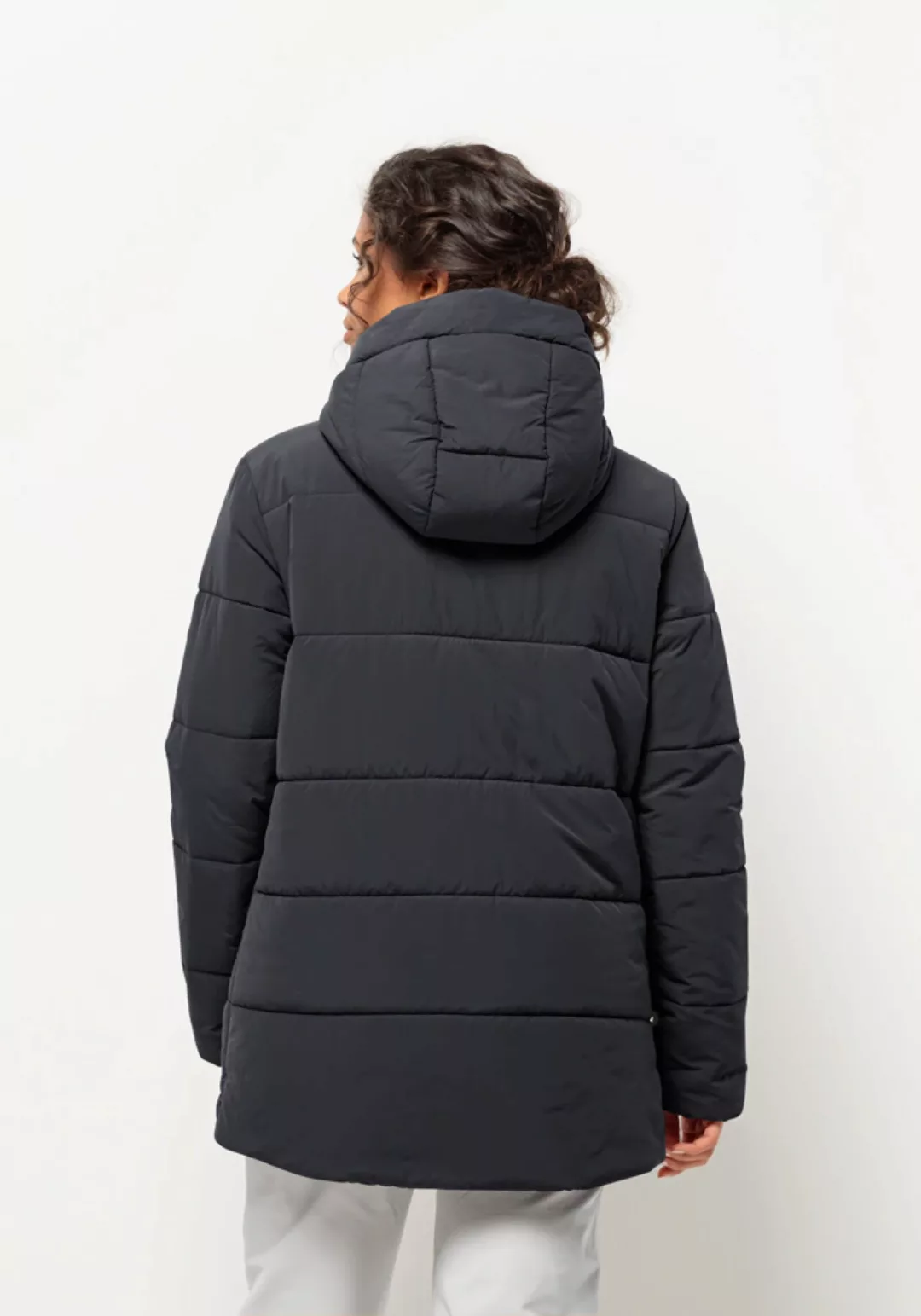 Jack Wolfskin Funktionsjacke "KAROLINGER LONG JKT W", mit Kapuze günstig online kaufen