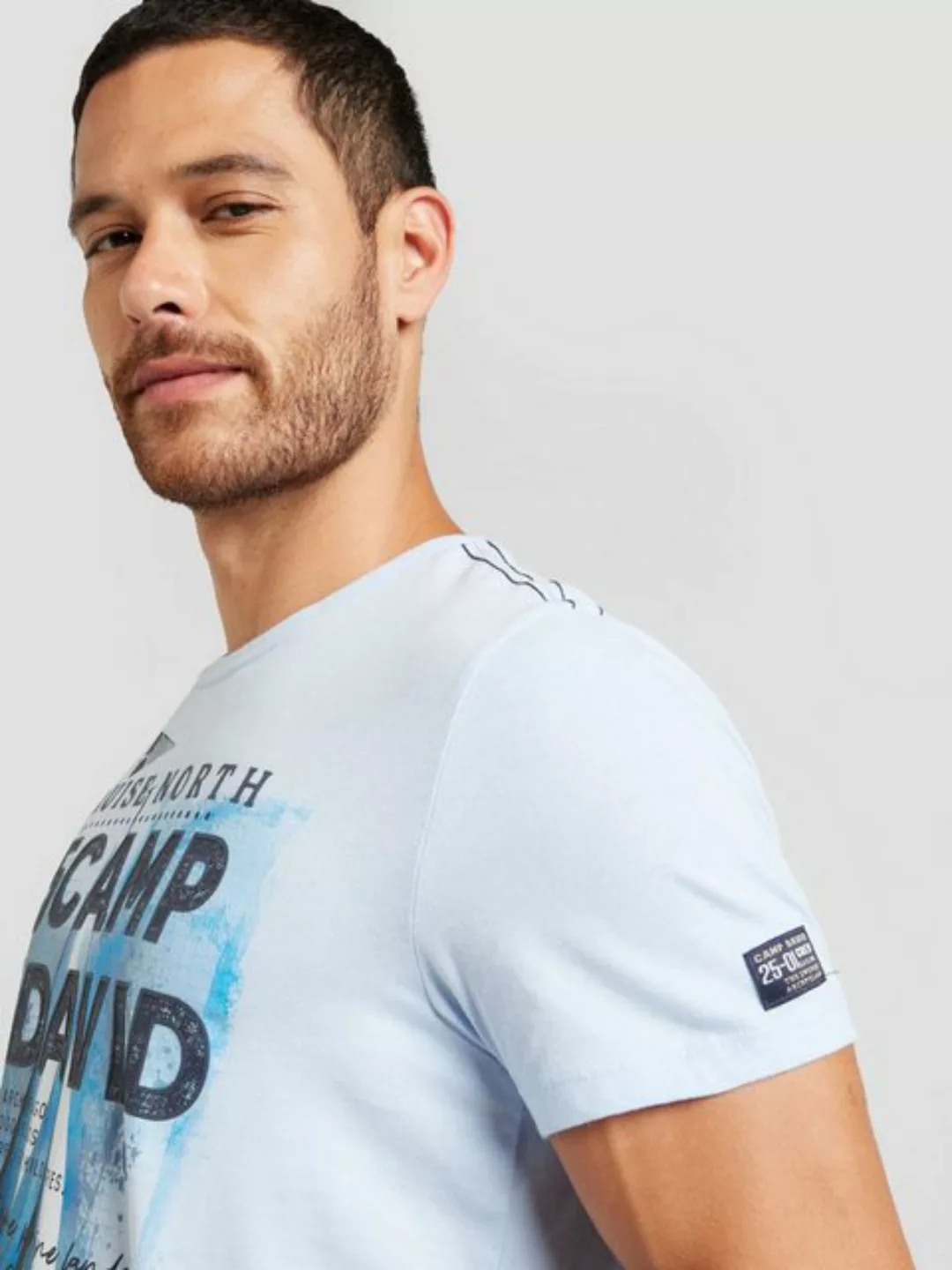 CAMP DAVID Print-Shirt mit maritimen Prints günstig online kaufen