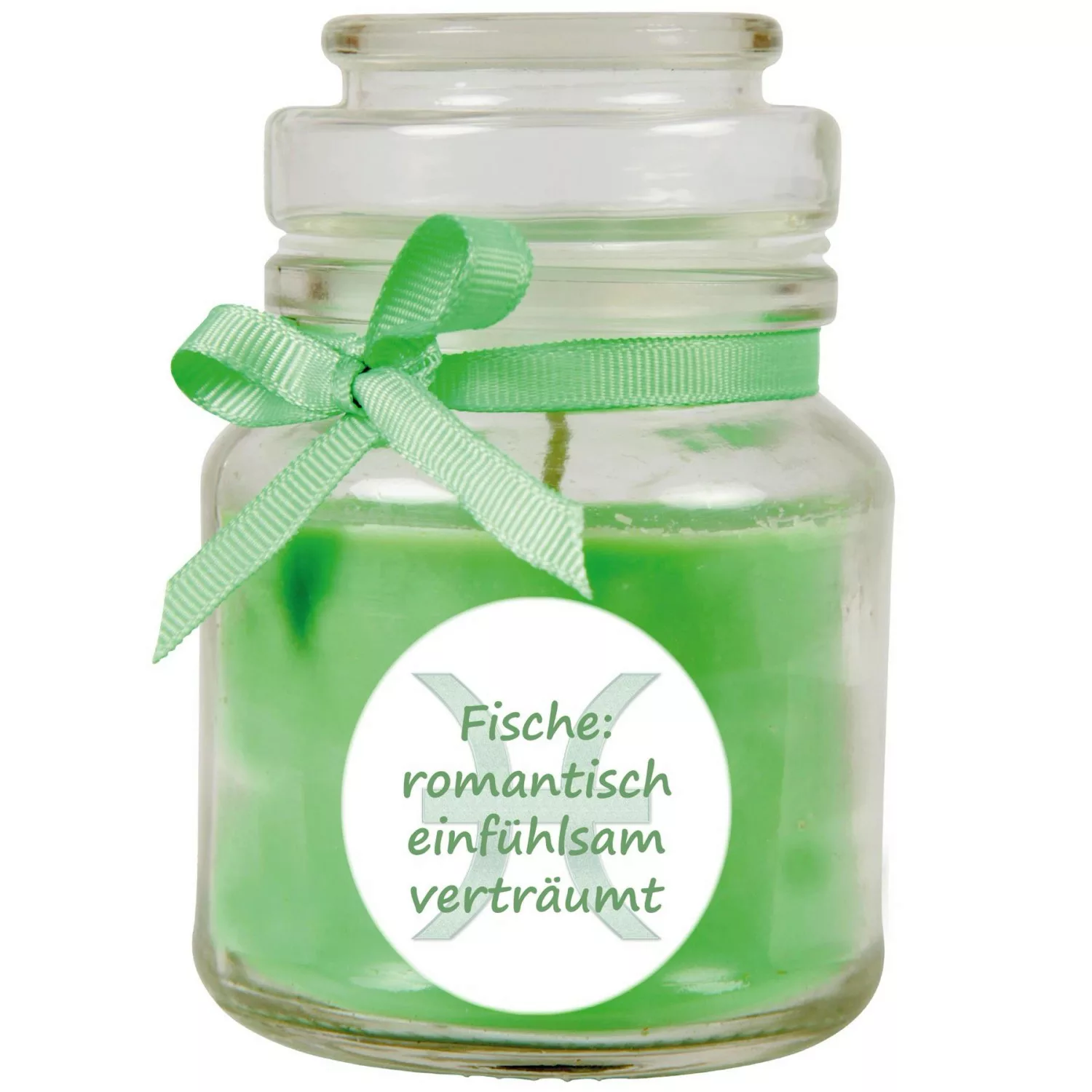 HS Candle Duftkerze & Glas Sternzeichen Coconut Limes 30 Stunden Fische günstig online kaufen