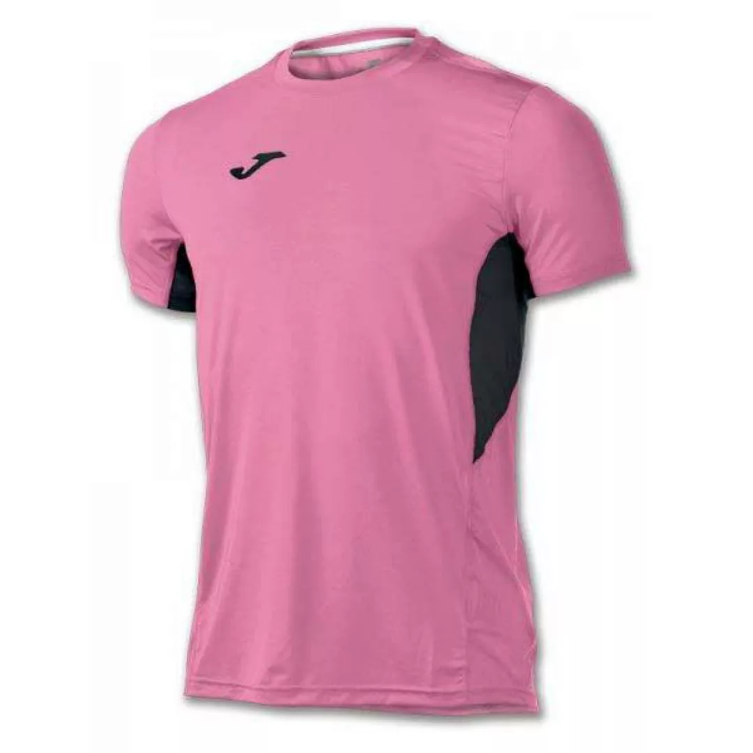 Joma Record Ii Kurzärmeliges T-shirt XS Pink Fluor / Black günstig online kaufen