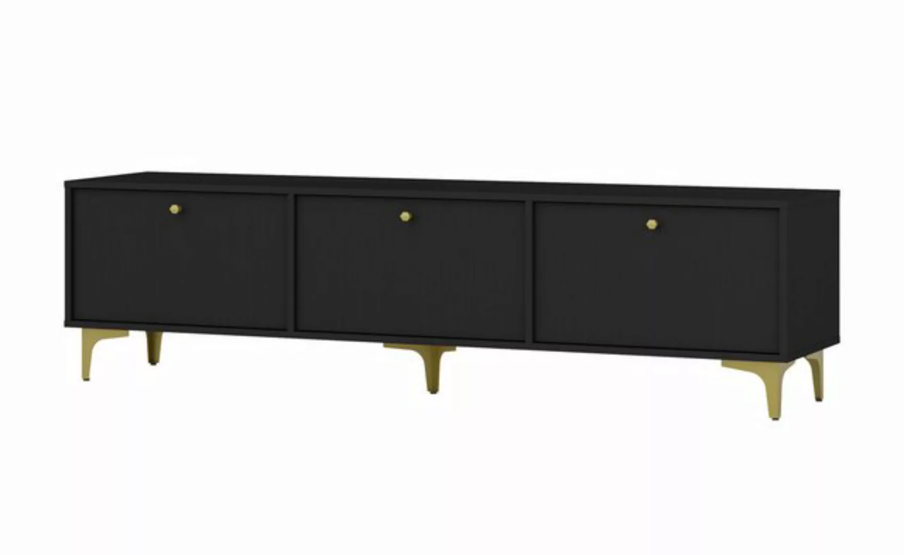 Furnix TV-Schrank Tonkin Sideboard mit drei Fächern Design Lowboard Breite günstig online kaufen