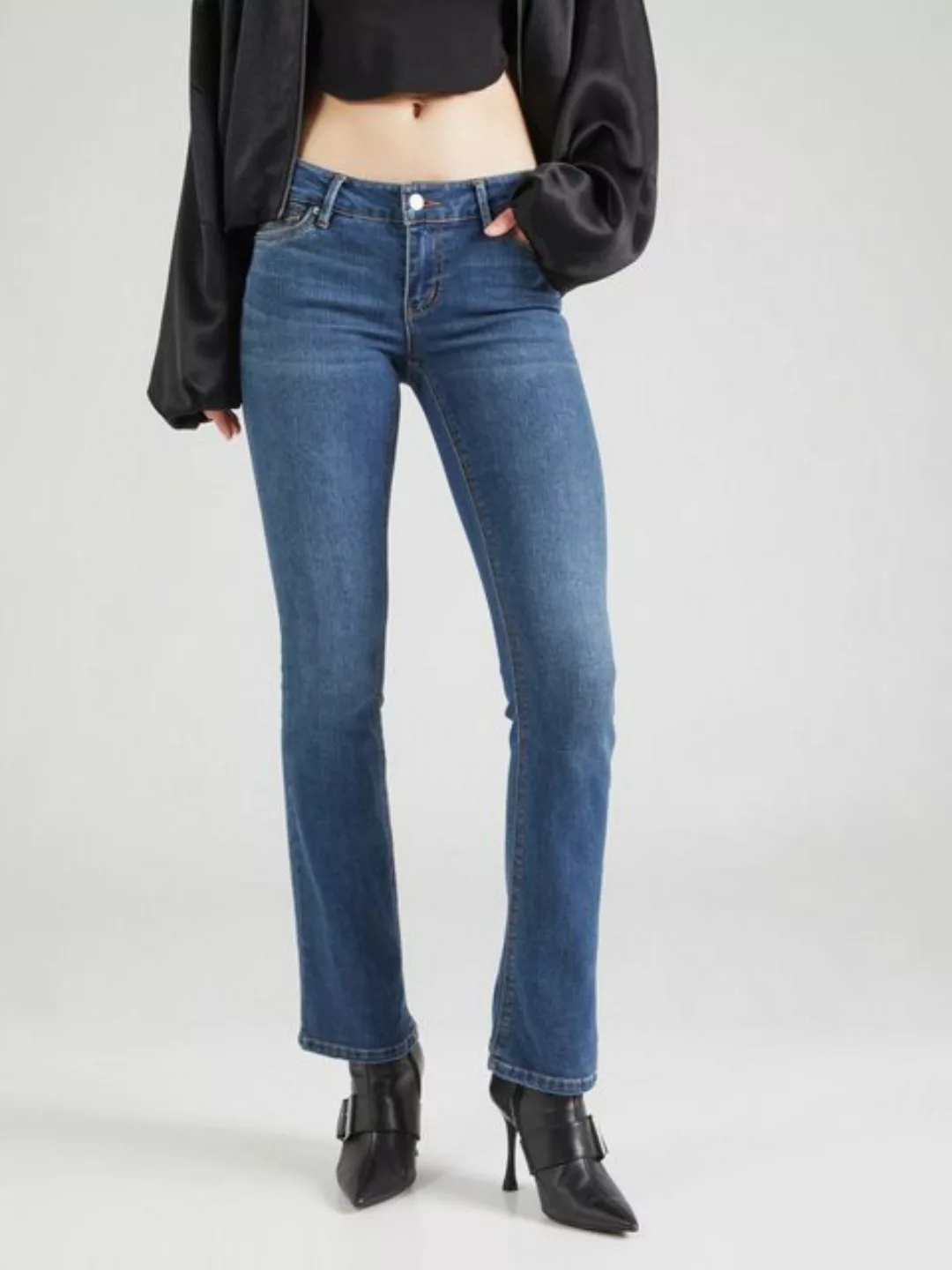 Vero Moda Schlagjeans VMSylvia (1-tlg) Plain/ohne Details günstig online kaufen