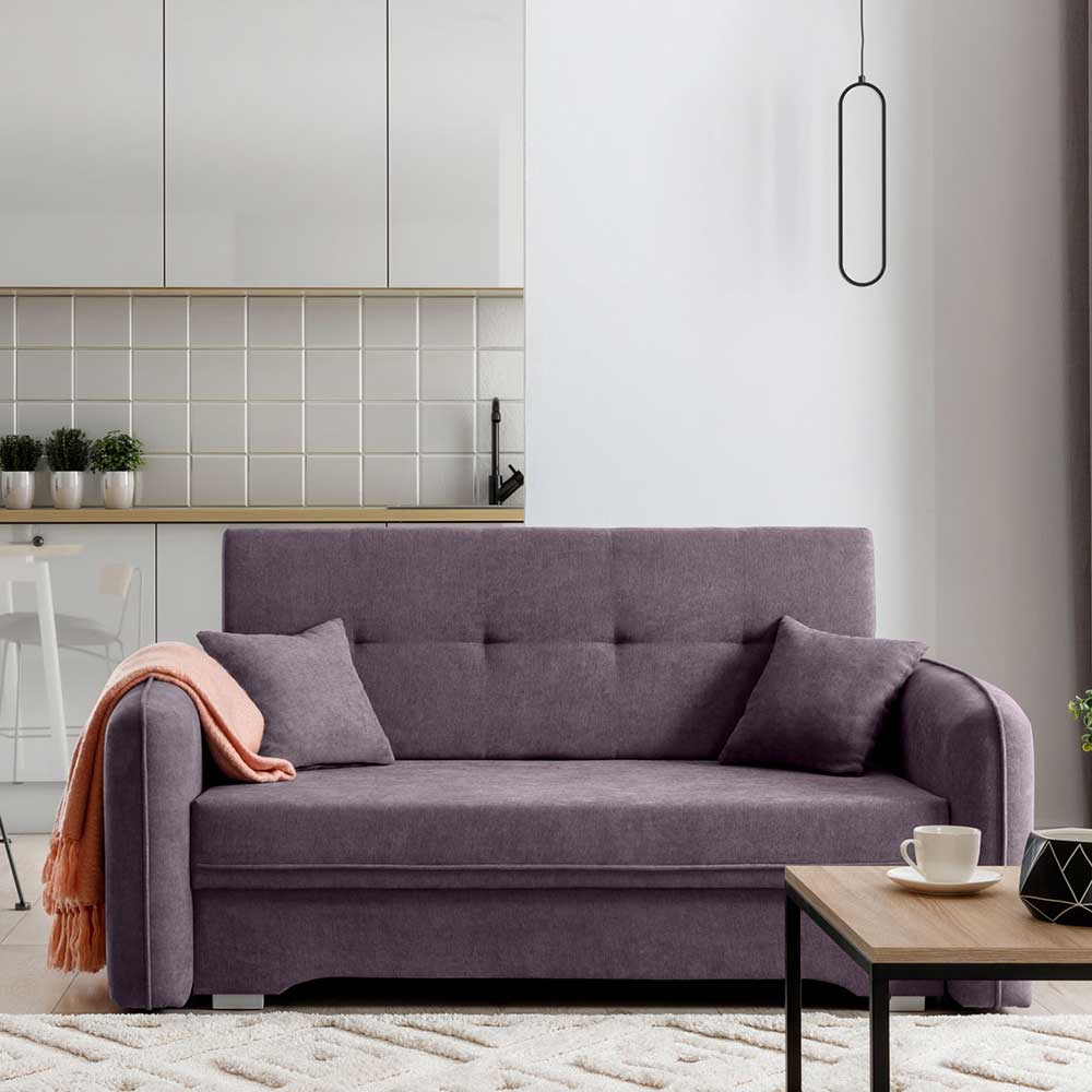 Zweisitzer Sofa 2er Sofa mit Schlaffunktion und Armlehnen günstig online kaufen