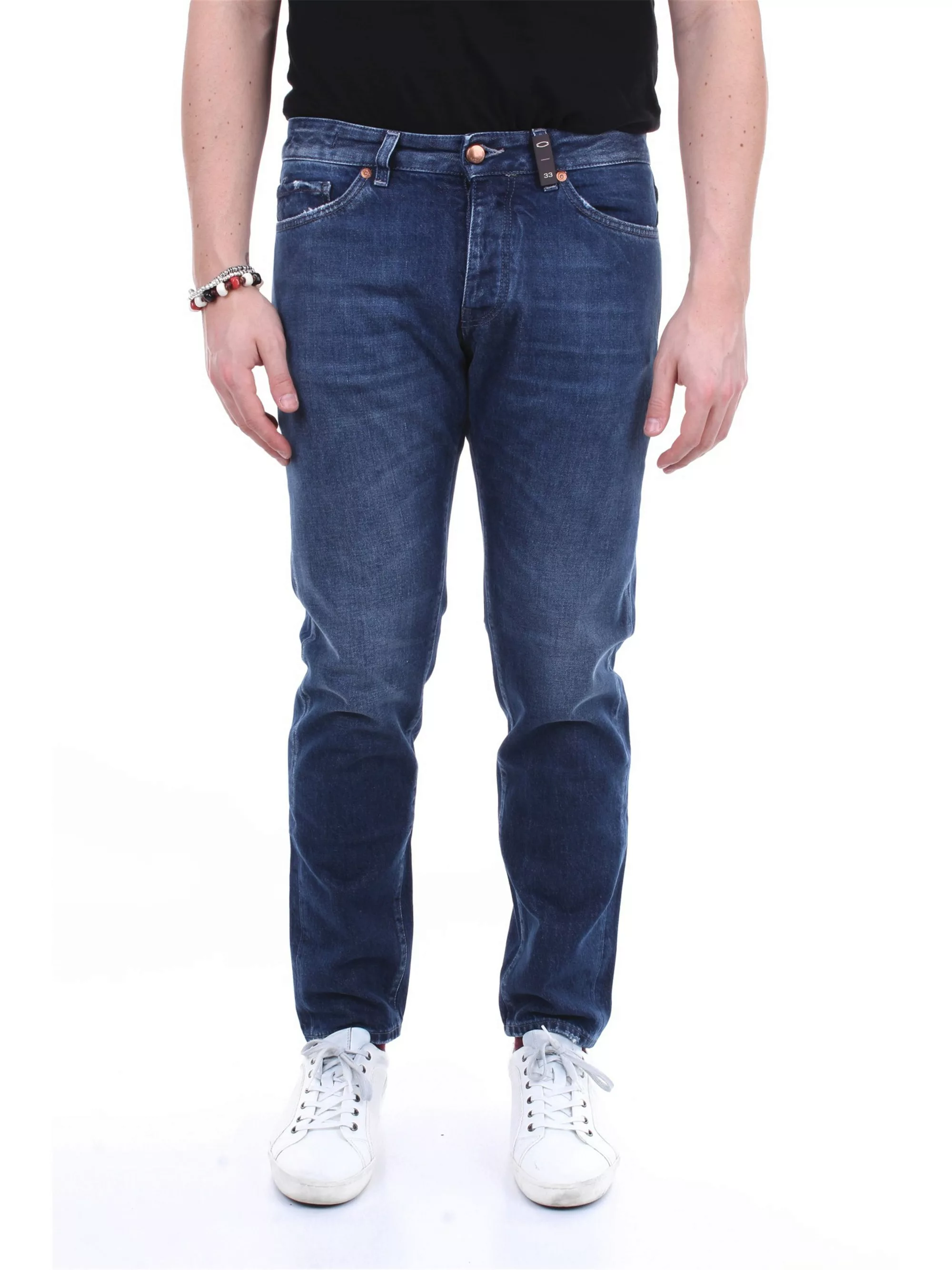MICHAEL COAL gerade Herren Dunkle Jeans günstig online kaufen