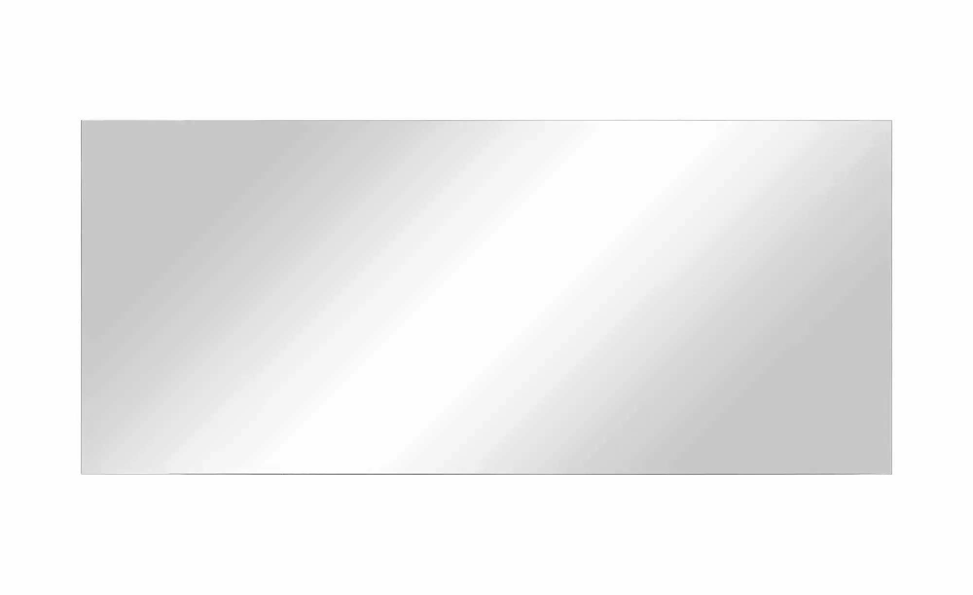 Wohnwert Spiegel 150 x 66 cm Nicolo ¦ verspiegelt ¦ Glas,Aluminium,Kunststo günstig online kaufen