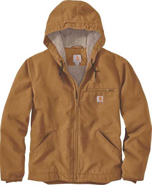 Carhartt Sommerjacke Carhartt Herren Übergangsjacke Washed Duck Sherpa Line günstig online kaufen